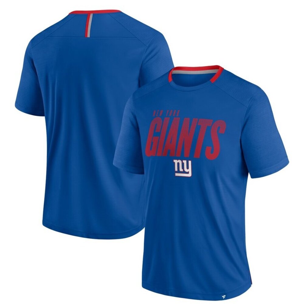 Fanatics Royal New York Giants Defender Fade Slant T-Shirt NWT 3XL